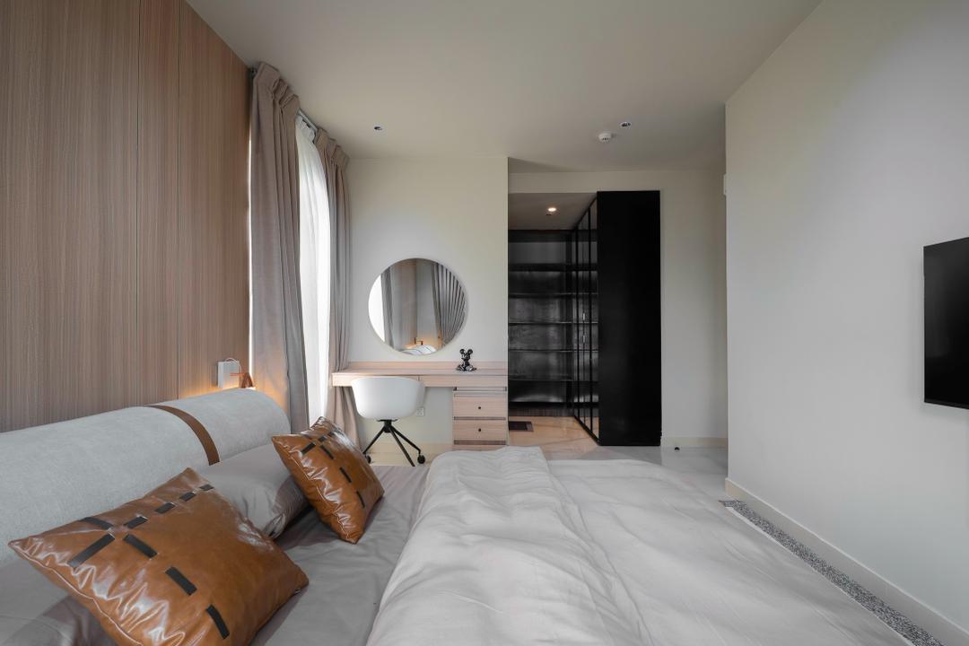 Bluewaters bedroom with vanity and wardrobe area