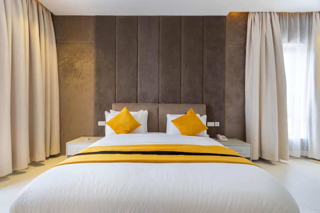 Stylish Lekki 1-bedroom apartment ensuite bedroom