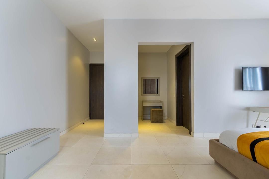 Stylish Lekki 1-bedroom apartment bedroom suite view